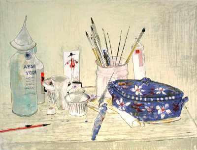 La Soupiere Bleue by Jean Jansem Pricing Limited Edition Print image