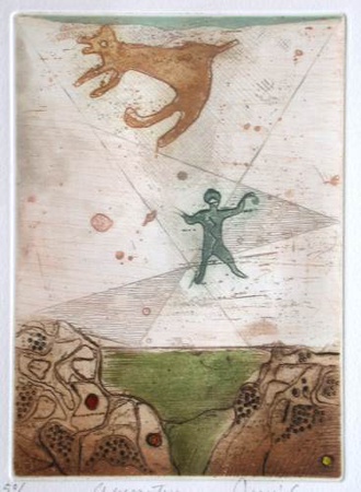 Voyage Au Dela De La Terre Iv by Rene Carcan Pricing Limited Edition Print image
