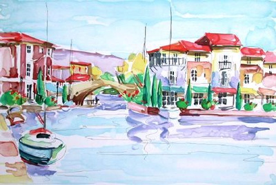 Port-Grimaud by Oliver Zlatku Pricing Limited Edition Print image