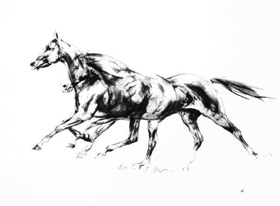 Chevaux En Iiberté by Fred Jager Pricing Limited Edition Print image