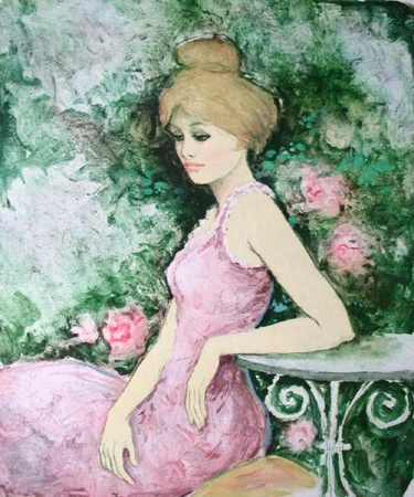 Elegante Au Jardin by Bernard Charoy Pricing Limited Edition Print image