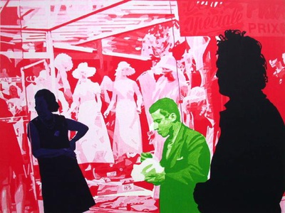 Peintre Et Modele : Rouge De Cadmium Clair by Gerard Fromanger Pricing Limited Edition Print image