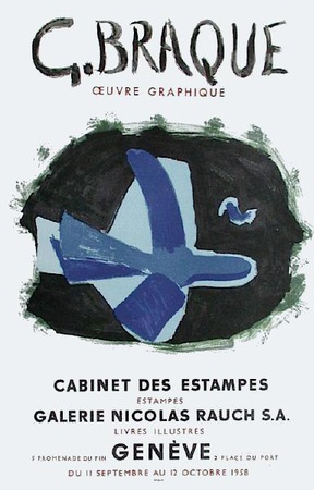 Af 1958 - Cabinet Des Estampes by Georges Braque Pricing Limited Edition Print image