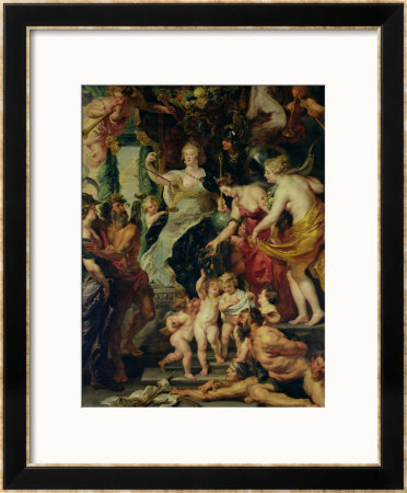 The Felicity Of The Regency, 1621-25 by Peter Paul Rubens Pricing Limited Edition Print image