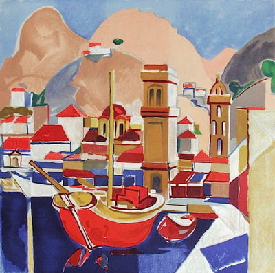 Le Port D'hydra by Jacques Despierre Pricing Limited Edition Print image