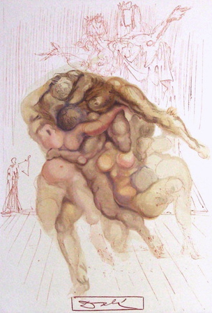 Dc Enfer 08 - Les Colereux by Salvador Dali Pricing Limited Edition Print image