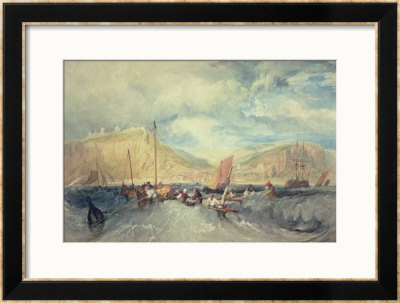 Hastings From The Sea by William Turner Pricing Limited Edition Print image