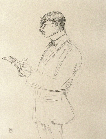 Dessins : Monsieur Bougle En Casquette by Henri De Toulouse-Lautrec Pricing Limited Edition Print image