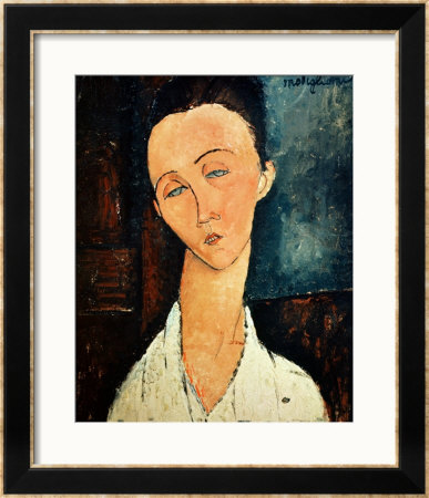 Portrait Of Lunia Czechowska, 1918 by Amedeo Modigliani Pricing Limited Edition Print image