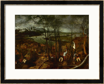 The Dark Day, From The Series The Seasons, 1565 by Pieter Bruegel The Elder Pricing Limited Edition Print image