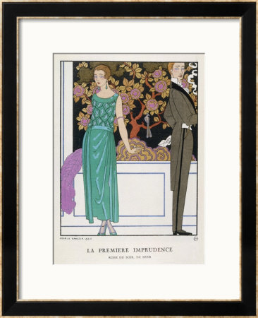 Jade Green Dress By Beer by Georges Barbier Pricing Limited Edition Print image