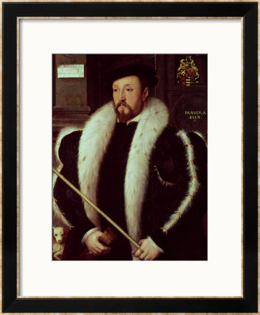 Thomas Wentworth, 1St Baron Wentworth Of Nettlestead, 1549 by John Bettes The Elder Pricing Limited Edition Print image