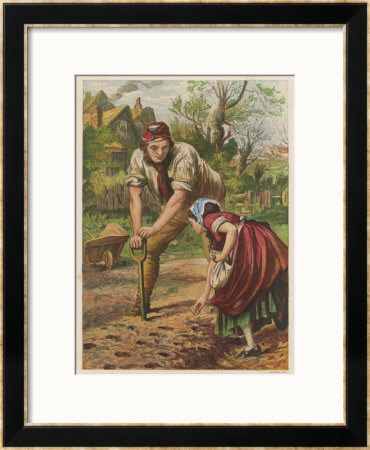 Planting Potatoes by Frederick Leighton Pricing Limited Edition Print image