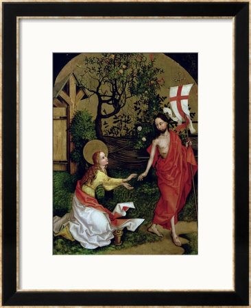 Altarpiece Of The Dominicans: Noli Me Tangere, Circa 1470-80 by Martin Schongauer Pricing Limited Edition Print image