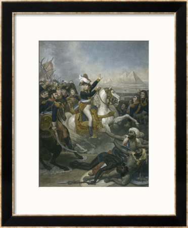 Napoleon I Napoleon At The Battle Of The Pyramids by T.W. Huffan Pricing Limited Edition Print image