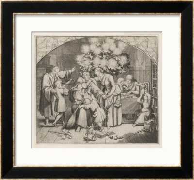 Christmas In The Luther Home by Gustav Konig Pricing Limited Edition Print image