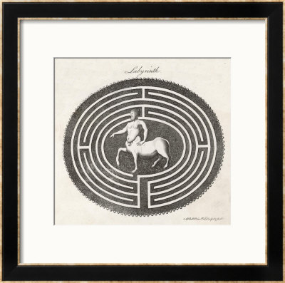 Centaur In A Labyrinth by A. Bell Pricing Limited Edition Print image