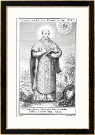 Ignatius Loyola, Spanish Saint And Founder Of Jesuit Order by Trichon Pricing Limited Edition Print image