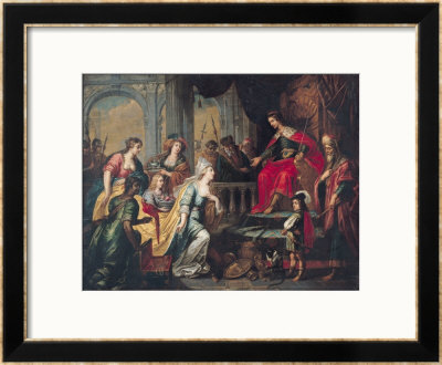 The Queen Of Sheba Before Solomon by Peter Van Lint Pricing Limited Edition Print image