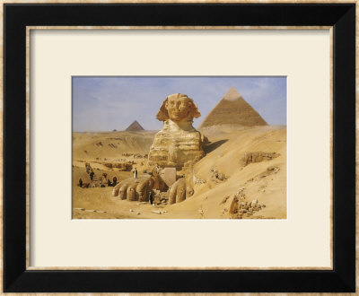 Excavation Of The Sphinx, 1887 by Ernst Karl Eugen Koerner Pricing Limited Edition Print image