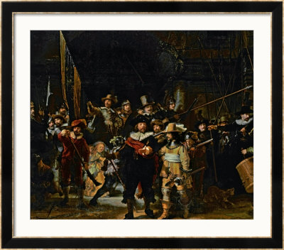 The Company Of Frans Banning Cocq And Willem Van Ruytenburch by Rembrandt Van Rijn Pricing Limited Edition Print image