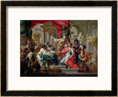 Alexander The Great In The Temple Of Jerusalem by Sebastiano Conca Pricing Limited Edition Print image