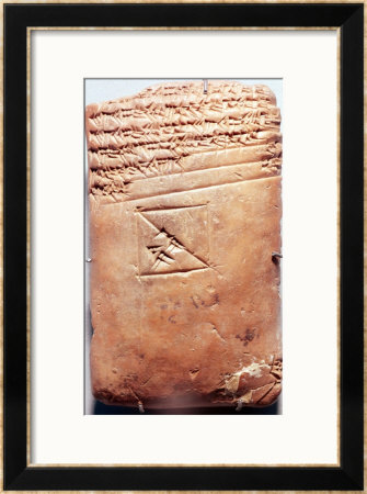 Tablet With Cuneiform Script, Circa 1830-1530 Bc by Babylonian Pricing Limited Edition Print image