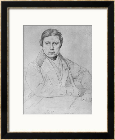 Self Portrait, 1835 by Jean-Auguste-Dominique Ingres Pricing Limited Edition Print image