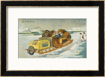 Snowmobile At The South Pole by Jean Marc Cote Pricing Limited Edition Print image