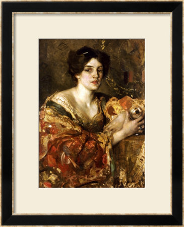The Fortune Teller, Miss Jane Aitken by Edward Arthur Walton Pricing Limited Edition Print image