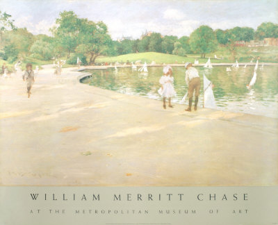 The Lake For Miniature Sailboats by William Merritt Chase Pricing Limited Edition Print image