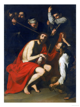 Christ Derided By Giuseppe De Ribera In The Brera Gallery In Milan by Jusepe De Ribera Pricing Limited Edition Print image