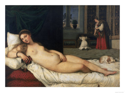 The Venus Of Urbino, Uffizi Gallery, Florence by Titian (Tiziano Vecelli) Pricing Limited Edition Print image