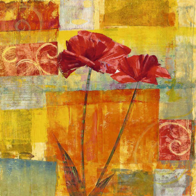 Red Tulips I by Yvonne Dulac Pricing Limited Edition Print image