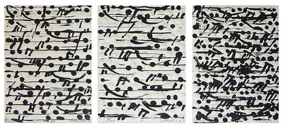Notationen 3 Blatt by Günther Uecker Pricing Limited Edition Print image