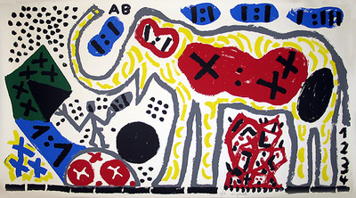 Elephant by A. R. Penck Pricing Limited Edition Print image