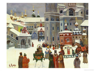 Winter In Russia by Konstantin Rodko Pricing Limited Edition Print image