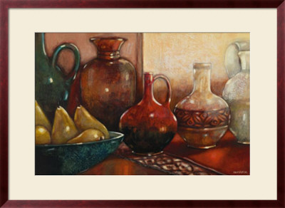 Bowl Of Pears In Still Life by Norman Wyatt Jr. Pricing Limited Edition Print image