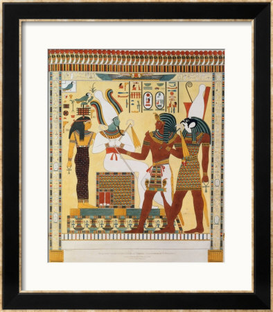 Mural From The Tombs Of The Kings Of Thebes, Discovered By G. Belzoni by Giovanni Battista Belzoni Pricing Limited Edition Print image