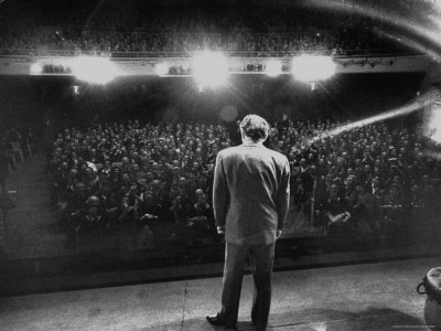 Edward G. Robinson Taking Curtain Call On Stage At End Of Play Middle Of The Night. by Gordon Parks Pricing Limited Edition Print image