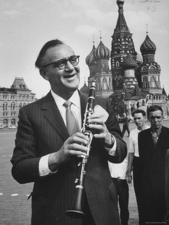 Benny Goodman In Moscow During A Tour by Stan Wayman Pricing Limited Edition Print image