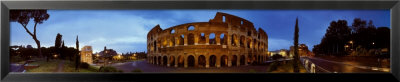 Rome Panoramic Of Colosseum by Emanuele Brambilla Pricing Limited Edition Print image