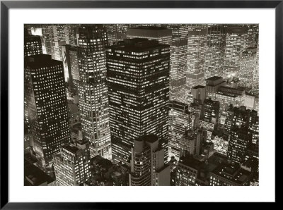 Mary Poppins Over Midtown, New York, 2006 by Michael Kenna Pricing Limited Edition Print image