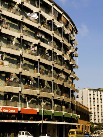 Derelict Highrise Apartment Building, Mozambique by Ariadne Van Zandbergen Pricing Limited Edition Print image
