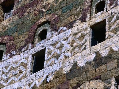 Detail Of Building In Village Of Al-Hajjara, Al-Mahwit Governorate, Yemen by Chris Mellor Pricing Limited Edition Print image