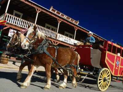 Man Driving Old Overland Stagecoach by Eddie Brady Pricing Limited Edition Print image