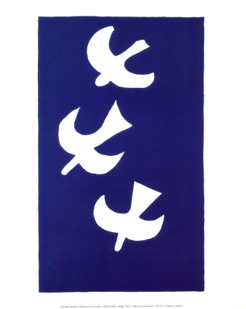 Oiseau Sur Fond Bleu by Georges Braque Pricing Limited Edition Print image