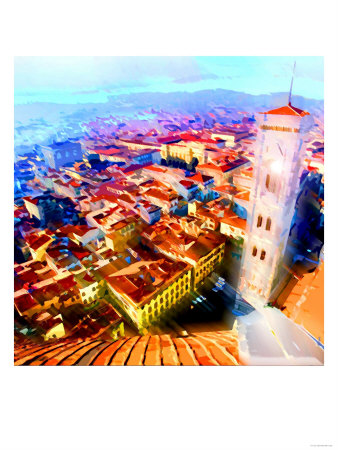 View From Duomo, Florence by Tosh Pricing Limited Edition Print image
