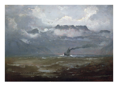 Fresh Breeze In Bind Valley, 1848 (Oil On Canvas) by Peder Balke Pricing Limited Edition Print image