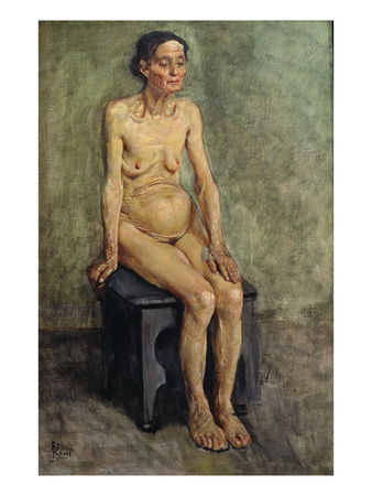 Old Woman, 1902 (Oil On Canvas) by Christian Krohg Pricing Limited Edition Print image